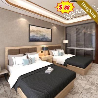 Hotel Furniture Suite Bedroom Furniture Set Wood Upholstered Beds