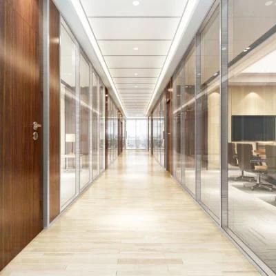 Safety Aluminum Tempered Glass Wall Office Partitions From China Factory Direct Sale
