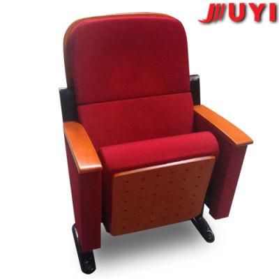 Fire Proof Fabric Cover Steel Legs Upgrade Lecture Audience Collapsible Backrest Auditorium Chair