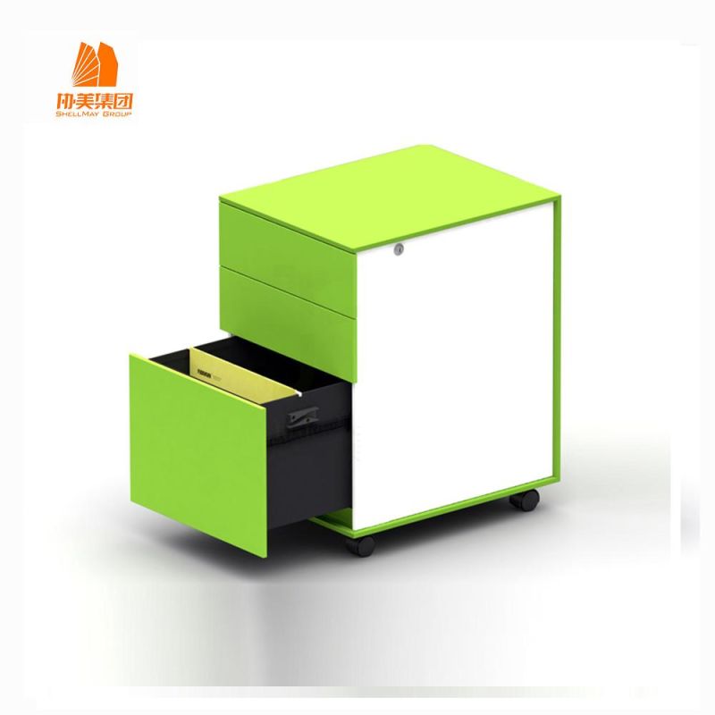 3 Drawer Modern Office Mobile Pedestal, Mobile File Cabinet, Office Furniture