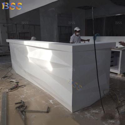 Commercial Restaurant Coffee Corian Marble Bar Counter Manufacturer