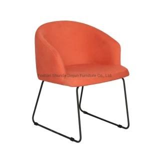 Living Room Furniture Metal Base Fabric Leisure Modern Style Chair