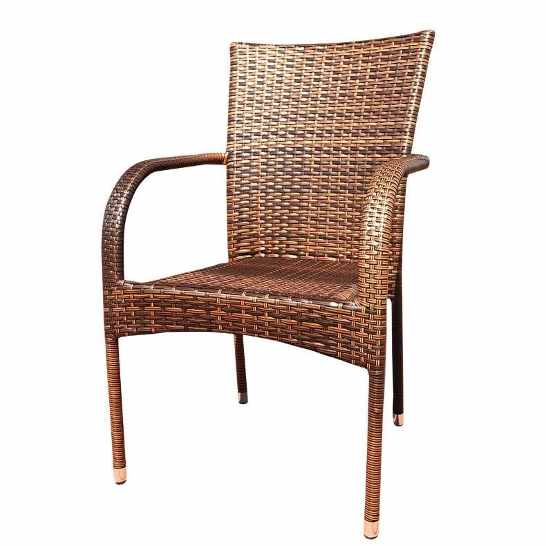 Rattan Outdoor Furniture Solid Wicker Garden Sets PE Rattan Table and Chairs