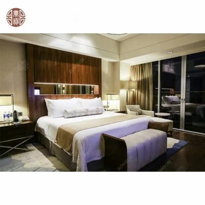 Modern Simple Style Bedroom Set for Hotel Furniture Used