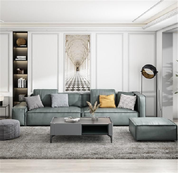 Modern Minimalist Furniture Living Room Wood Frame Fabric Sofa