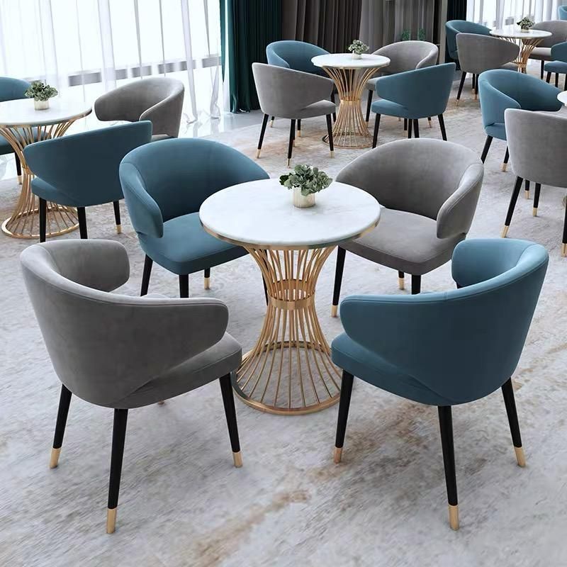 Restaurant Style Modern Marble Round Table for Coffee Shop