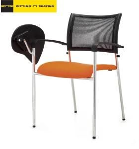 Zns Office Chair Training Vistor Chair with Mesh Back and Writing Table