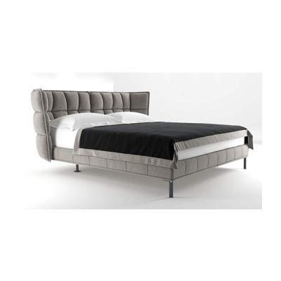 Light and Luxury Unique Design Style Metal Leg with Fabric Bed for Hotel