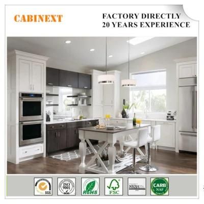 Modern Modular Birch Wood Plywood Lacquer Kitchen Cabinets Flat Pack