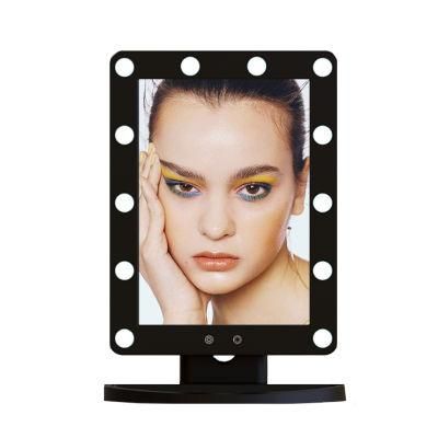 LED Vanity Makeup Mirror with 12 Dimmable Light Bulbs