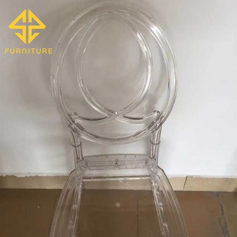 Sawa Hot Sale Wedding Event Resin/PC Acrylic Crystal Chiavaritiff Golden Phoenix Chair