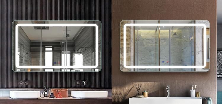 Illuminated LED Bathroom Makeup Mirror with CE RoHS