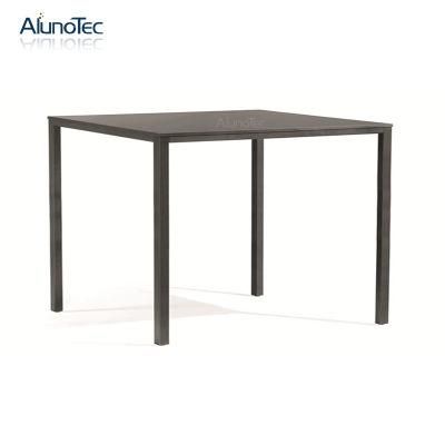 High Quality Aluminum Frame Outdoor Dining Table