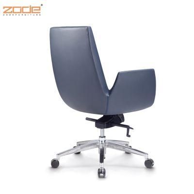 Zode Modern Home/Living Room/Office Design Furniture Middle Back Office Ergonomic Leather Revolving Desk Executive Computer Chair