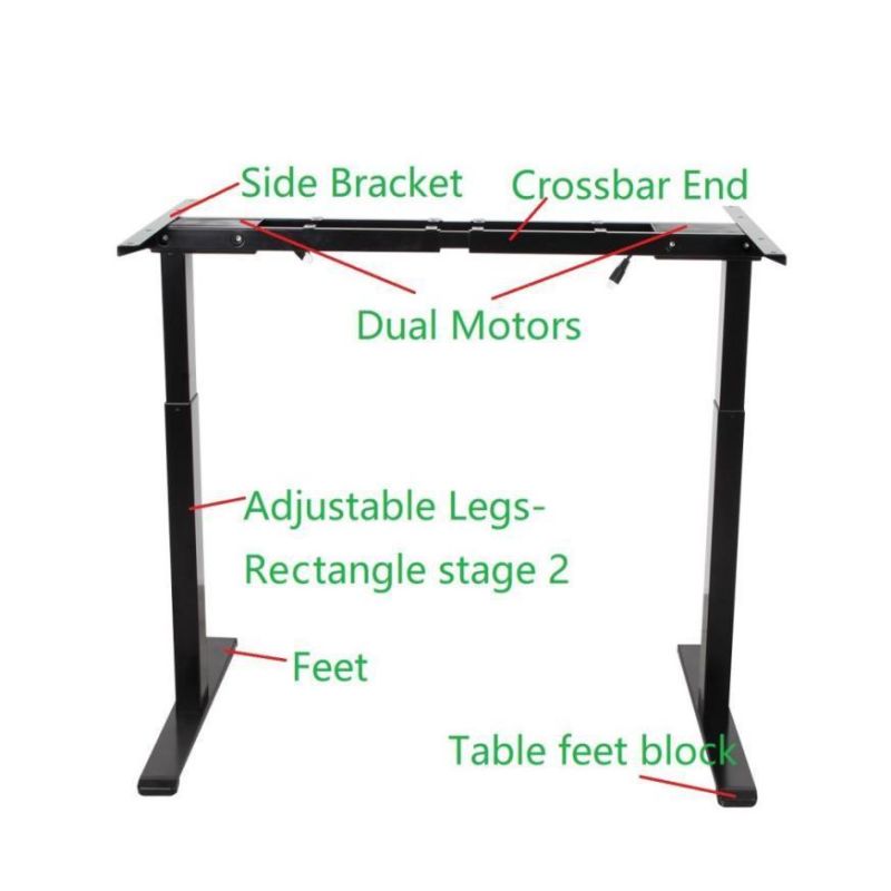 Sit Standing Height Adjustable Desk Home Furniture