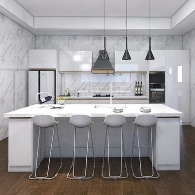 China foshan factory price contemporary acrylic sheet kitchen cabinets modern high gloss white acrylic kitchen cabinet