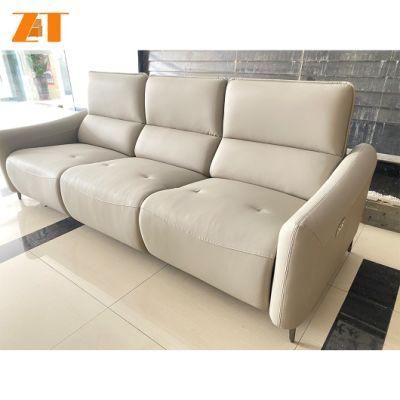 Contemporary Luxury Italian Home Furniture Living Room Sectional Corner Genuine Leather Sofa