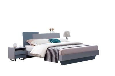 Elegant Home Furniture Bedroom Wooden Double Bed