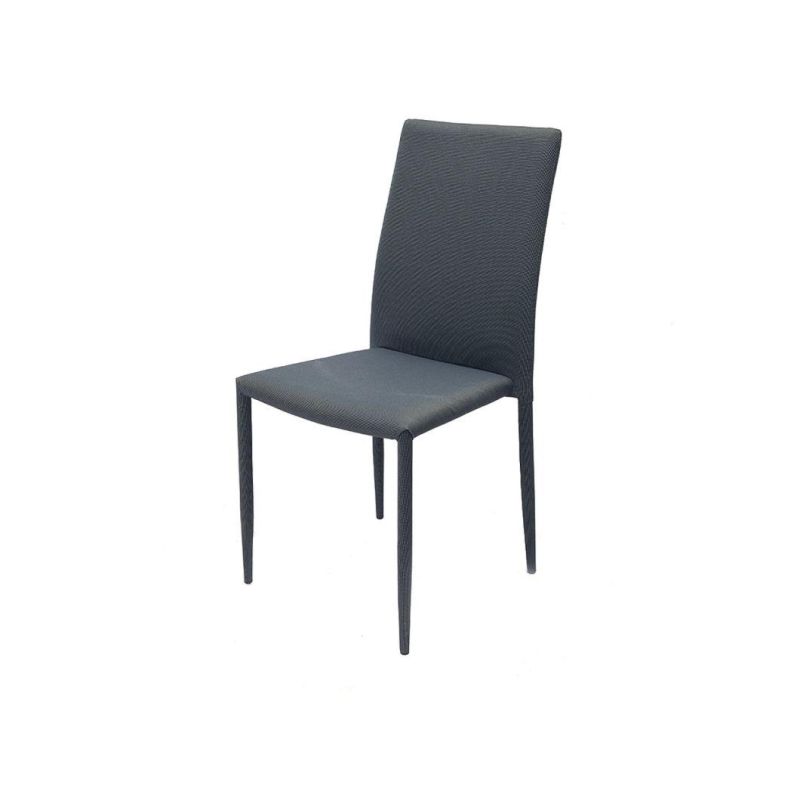Cn Wholesale Home Office Restaurant Banquet Furniture Upholstered Black PU Leather Dining Chair