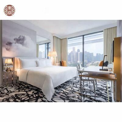 Stainless Steel Modern Style Hotel Bedroom Furniture Guest Room Foshan Factory