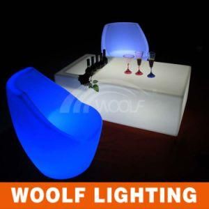 Outdoor Illuminated Plastic LED Modern Event Furniture