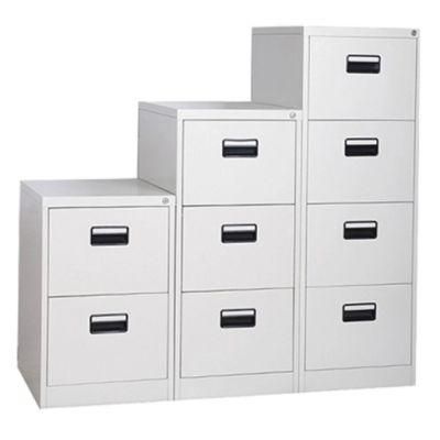 Grey Metal 3-Drawer Vertical Filing File Cabinet with 3 Locking Drawers
