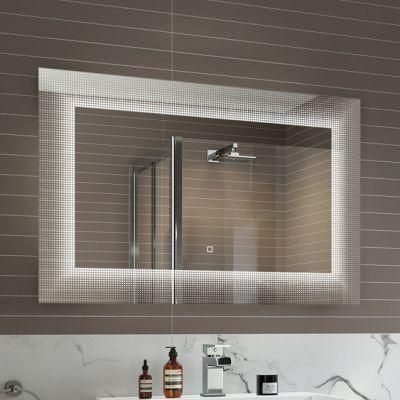 LED Infinity Bathroom Mirror Illuminated with Defogger and Dimming