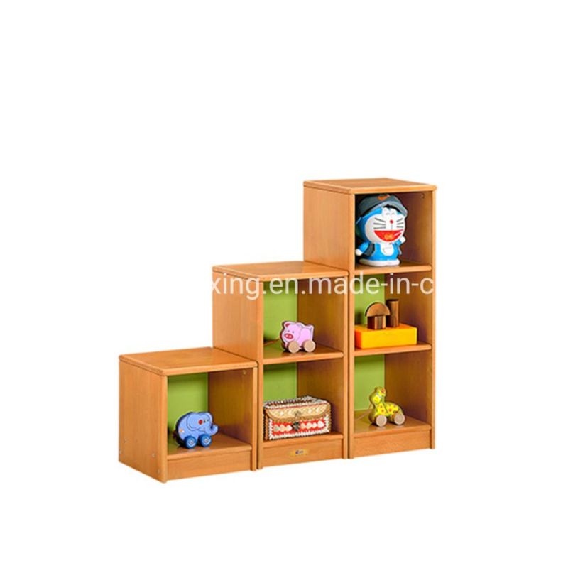 Room Bookshelf and Side or Corner Cabinet, Day Care Furniture Cabinet, Play Furniture Toy Wood Cabinet, Preschool and Kindergarten Nursery School Kids Cabinet