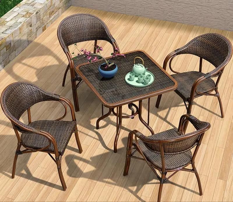 Hot Sell Cheap Rope Chair China Factory Modern Patio Garden Chair Aluminium Wholesale Outdoor Chair