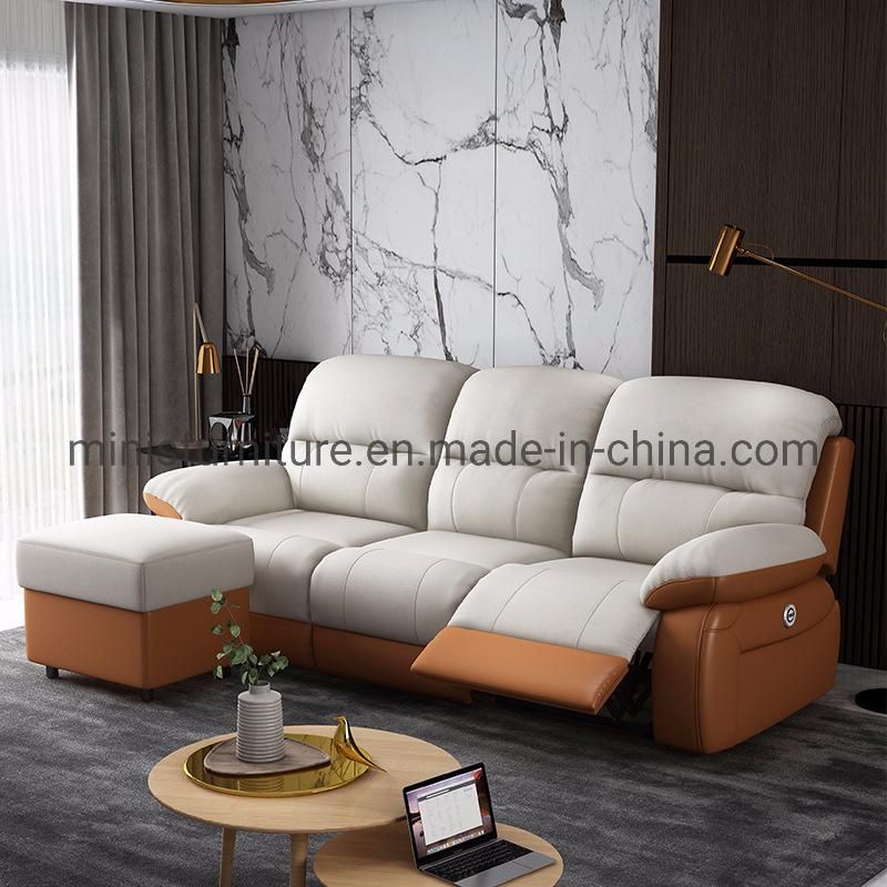 (MN-SF013) Chinese Modern Leather Home Furniture Sofa for Living Room