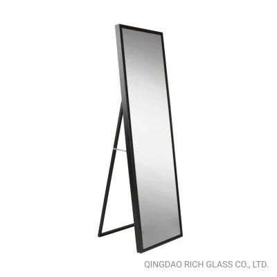 Elegant Full Length Mirror for Living Room Wood Arched Full-Length Dressing Mirror
