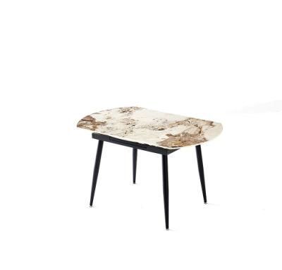 High Quality Office Furniture Pandora Round Marble Rock Plate Table