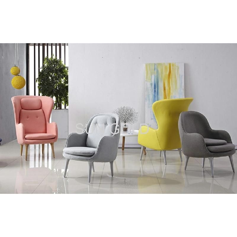 Sz-LC3669 Office Modern Design Velvet Red Leisure Chair