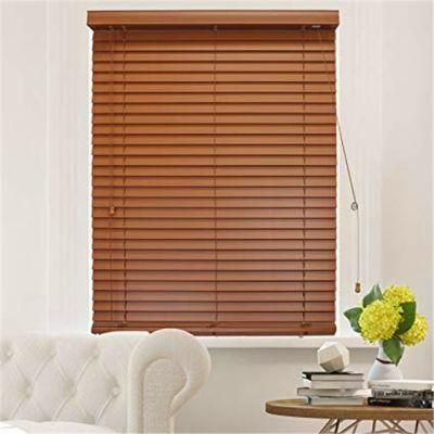 Factory Direct Sale High Quality Horizontal Wireless Remote Basswood Blinds