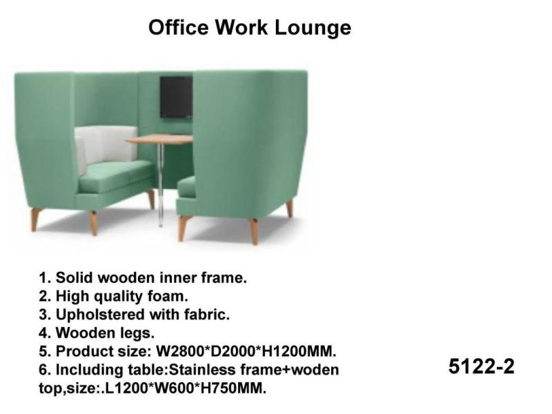 Modern Furniture Soft Seating Office Work Lounge Office Phone Booth