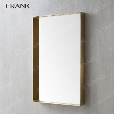 Metal Frame Wall Mount Bathroom Mirror for Hotel Use