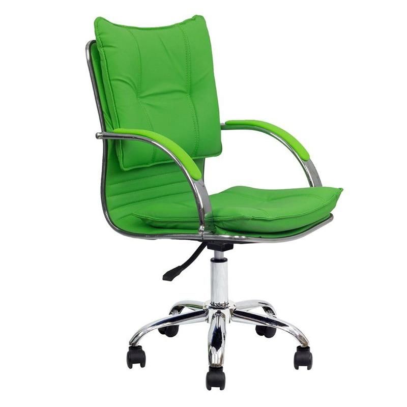 Lisung Modern Specification High Back Chrome Based Leather Office Chair