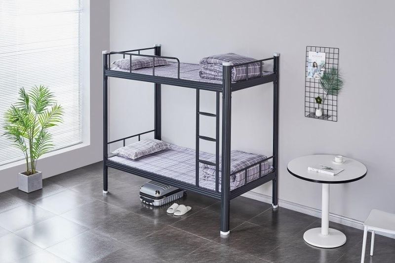 Modern Office Leaving Room Furniture Dormitory Hotel Metal School Double Steel Bunk Bed for Student