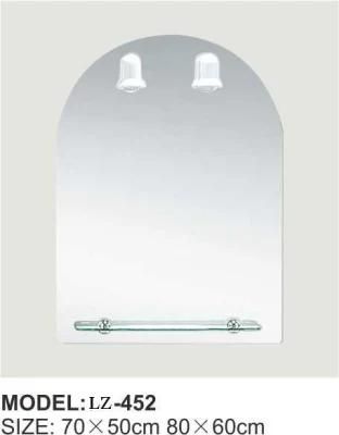 New Design Bathroom Lighted Cosmetic Wall Mirror with Shelf