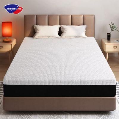 Hybrid Hypoallergenic King Queen Twin Double Size Gel Memory Foam Mattress Rolled in a Box