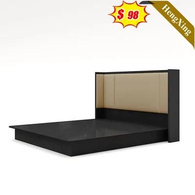 Wholesale Solid Wood Hotel Modern Home Furniture Bedroom Set Capsule Leather Double Sofa Bed