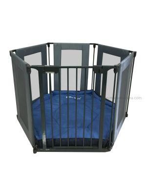 Indoor Big Mesh Foldable Playpen with Soft Mats for Babies