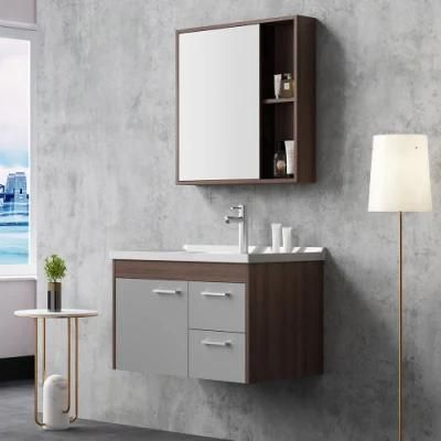 Foshan Space Saver Under Sink Wooden Bathroom Vanity Cabinet with Mirror