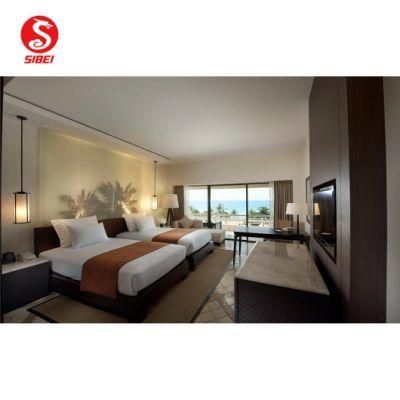 Customized Modern Wooden Luxury Bedroom Set 5 Star Villa Apartment Resort Hotel Bedroom Furniture