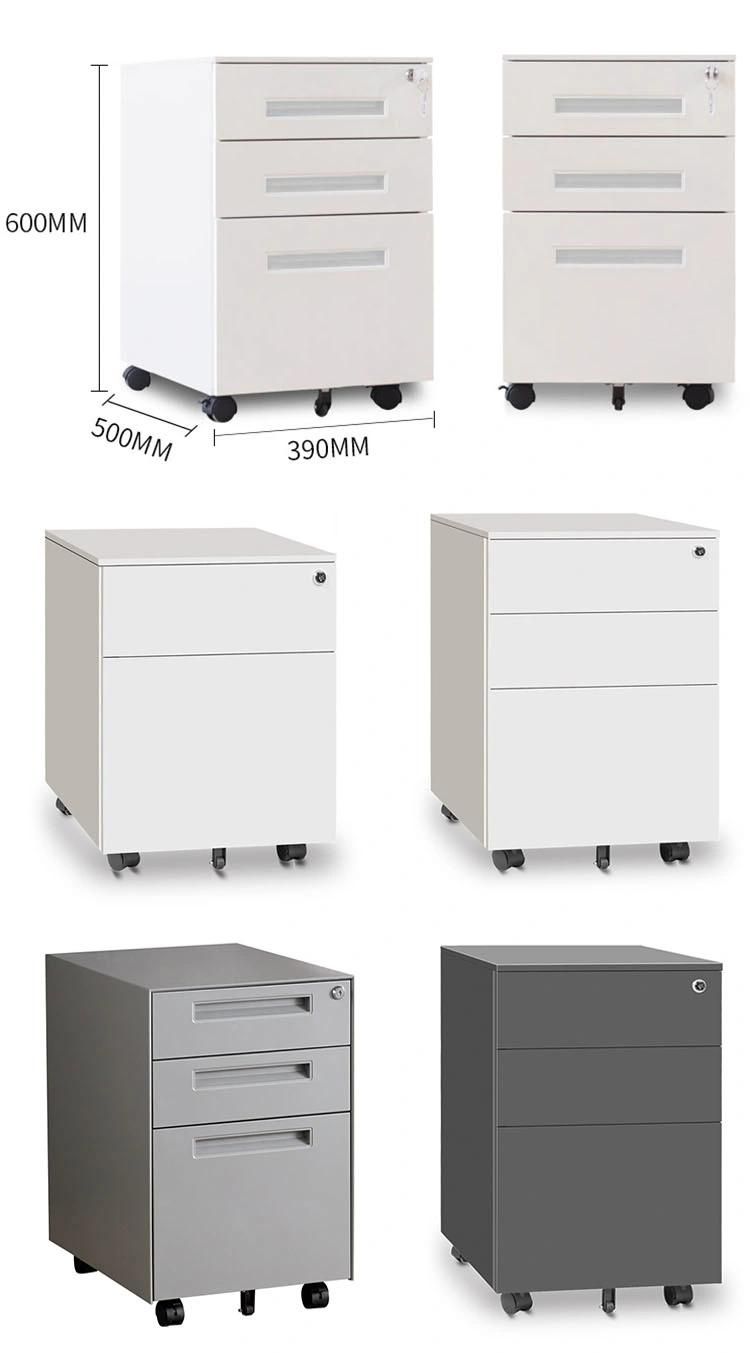 Modern Office Equipment Assembled Under Desk Filing Cabinet