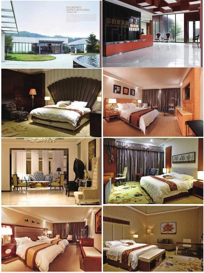 Economic Business Hotel Bedroom Furniture in Guest Room Melamine Casegoods