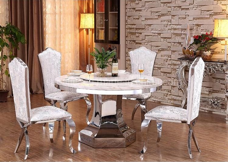 Wholesale European Stainless Steel Restaurant Chair for Home Dining Furniture