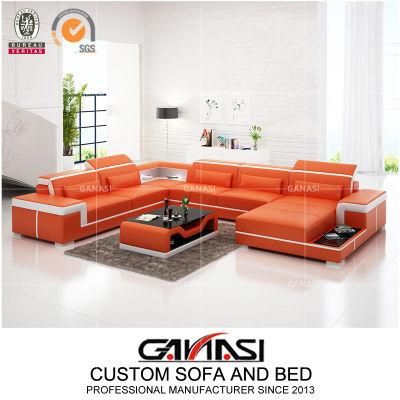 Ganasi Modern Royal Roma Leather Sofa