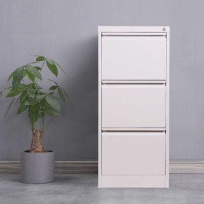 White Slim Stow 3-Drawer File Cabinet