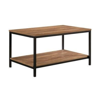 Durable Modern Style Living Room Coffee Table with Storage Layer